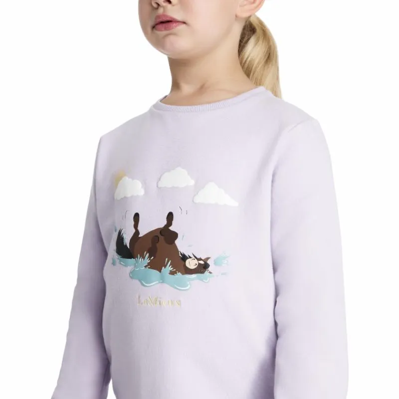 Outlet - T-shirt manches longues enfant Mini Poppy lilac Enfant T-Shirts Et Baselayers