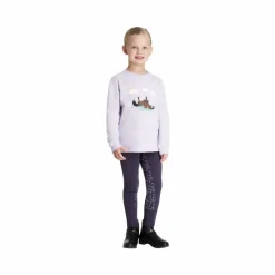 Outlet - T-shirt manches longues enfant Mini Poppy lilac Enfant T-Shirts Et Baselayers