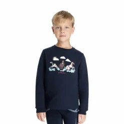 T-Shirts Et Baselayers*LeMieux - T-shirt manches longues enfant Mini Poppy Marine