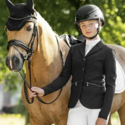 Vestes De Concours*LeMieux - Veste de concours fille Pro Show Noir