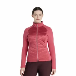 Blousons Et Manteaux*LeMieux - Veste matelassée zip intégral femme Dynamique cranberry Rose