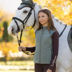 Blousons Et Manteaux*LeMieux - Veste sans manches d’entraînement enfant Young Rider Pammy rosemary Vert
