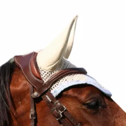 - Bonnet pour chevaux Ponylove ciel et beige Bonnets Pour Chevaux