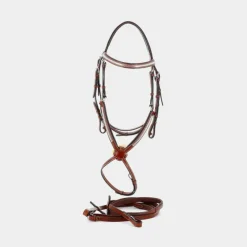 Bridons|Cso*Lexington - Bridon Tucson Croisé avec rênes camel