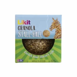 New - Friandise granola pomme Stall-ball Jouets Pour Chevaux|Friandises Pour Chevaux