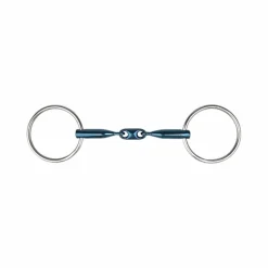 Hot - Mors 2 anneaux Eco Blue double brisure Mors Deux Anneaux