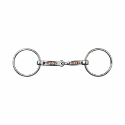 New - Mors 2 anneaux Magic System à roulettes horizontales cuivre Mors Deux Anneaux