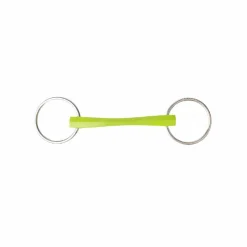 Mors Deux Anneaux*Metalab - Mors Flexi Soft droit deux anneaux vert