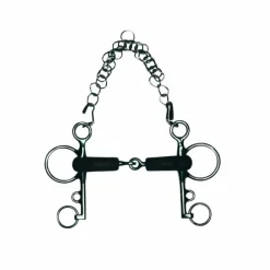 Discount - Mors pelham brisé caoutchouc Mors Pelham