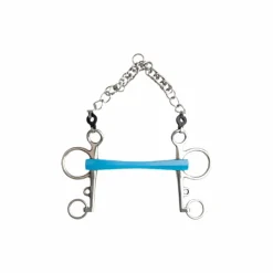 Mors Pelham*Metalab - Mors Pelham Flexi droit branches longues bleu