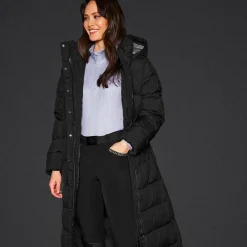 Clearance - Manteau à capuche femme Quinn noir Blousons Et Manteaux