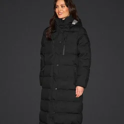 Clearance - Manteau à capuche femme Quinn noir Blousons Et Manteaux