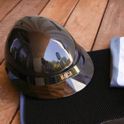 Outlet - Visière polo brillant onyx/ logo rose gold Accessoires De Casques