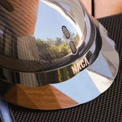 Outlet - Visière polo brillant onyx/ logo rose gold Accessoires De Casques