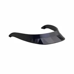 Accessoires De Casques*NACA - Visière standard brillant / logo noir Bleu