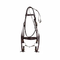 Online - Bridon "CLUB" pour cheval de trait havane Bridons|Cso