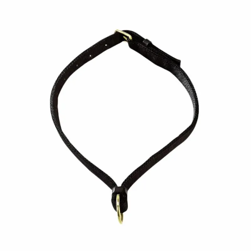 New - Collier pour chevaux nylon noir Licols En Nylon