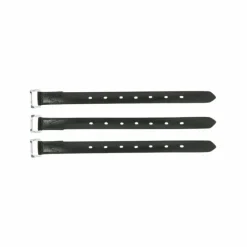 Accessoires De Selles*Norton - Contre sanglons selle mixte "Rexine Evol" x3 Noir