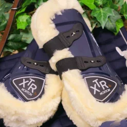 Cso|Guêtres Ouvertes Poneys*Norton - Guêtres cheval XTR à boutons mouton marine x2