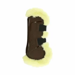 Cso|Guêtres Ouvertes Poneys*Norton - Guêtres cheval XTR mouton marron x2