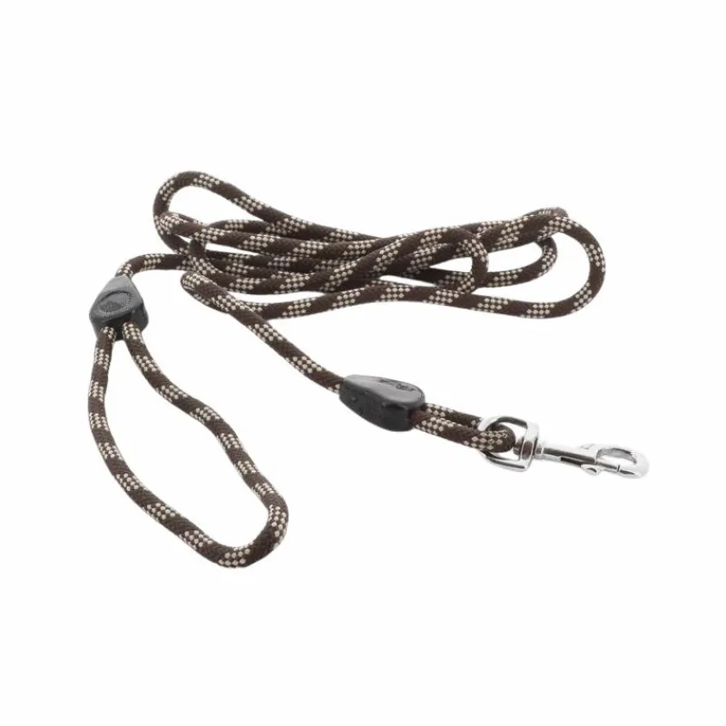 Longes Classiques*Norton - Longe corde avec poignée brun/ beige Marron