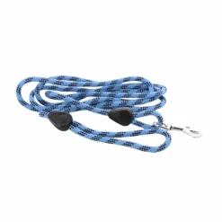 Discount - Longe corde avec poignée ciel/ marine Longes Classiques