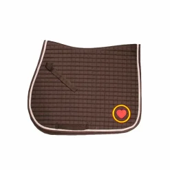 New - Tapis de selle Girly / argenté logo Tapis Cso/ Mixtes|Tapis De Selle