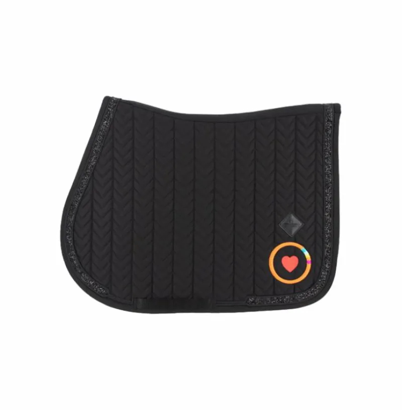 Tapis Cso/ Mixtes|Tapis De Selle*OHLALA - Tapis de selle Glitter stone logo Noir