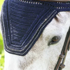 New - Bonnet à strass marine Bonnets Pour Chevaux|Cso