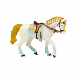 Figurines Papo*Papo - Cheval de la cavalière Adulte Fashion bleue