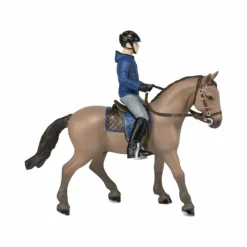 New - Cheval de promenade et son cavalier Figurines Papo