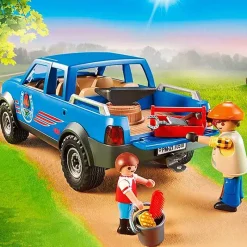 Discount - Maréchal-ferrant et véhicule Playmobil