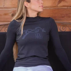 New - Baselayer manches longues femme Maddie anthracite T-Shirts Et Baselayers