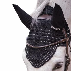 Bonnets Pour Chevaux*Pénélope - Bonnet pour chevaux New Strass Noir