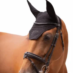 Bonnets Poneys|Bonnets Pour Chevaux*Pénélope - Bonnet pour chevaux coton Noir