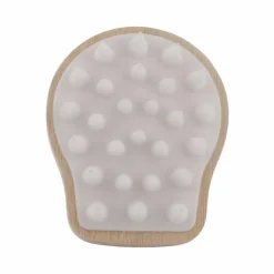 Accessoires De Massages*Pénélope - Brosse massante bois/ Blanc