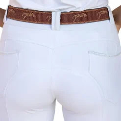 Ceintures*Pénélope - Ceinture femme Pearlog cognac/ caramel Marron