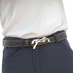 Ceintures*Pénélope - Ceinture femme Signature / or Noir