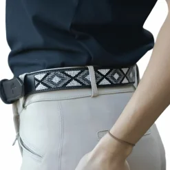 Clearance - Ceinture Pearl Noir/ Blanc Ceintures