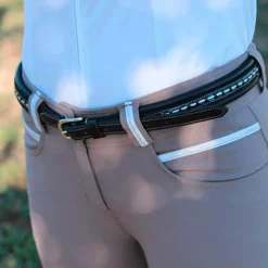 Outlet - Ceinture Point sellier noir Ceintures
