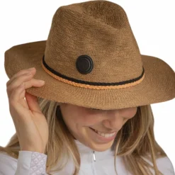 Online - Chapeau Rafia camel Casquettes/ Chapeaux