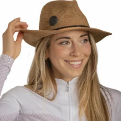 Online - Chapeau Rafia camel Casquettes/ Chapeaux