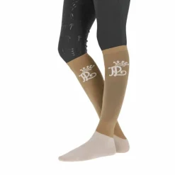 Chaussettes D'Équitation*Pénélope - Chaussettes d’équitation concours Taupe/crème (x2)