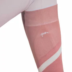Chaussettes D'Équitation*Pénélope - Chaussettes d'équitation Fun / blanc x2 Rose