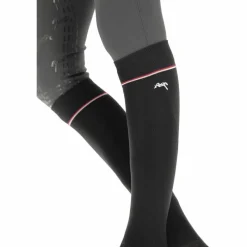 Hot - Chaussettes luxe noir (x2) Chaussettes D'Équitation