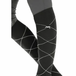 Hot - Chaussettes luxe noir (x2) Chaussettes D'Équitation