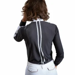 Polos Et Chemises*Pénélope - Chemise manches longues femme Showshirt Noir