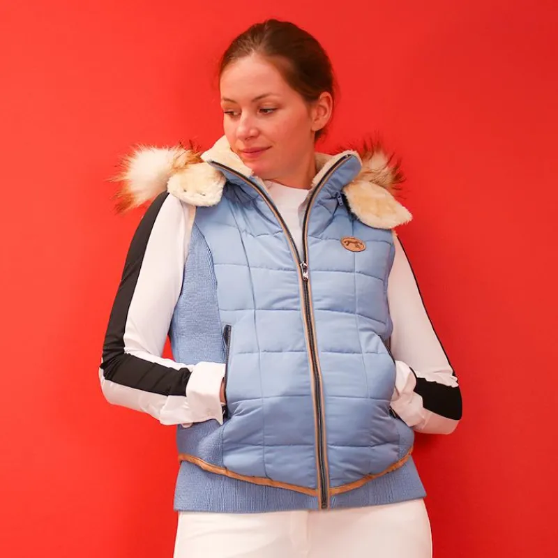 Blousons Et Manteaux*Pénélope - Doudoune sans manches femme Roger artic Bleu