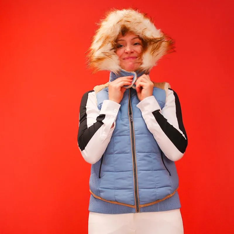 Blousons Et Manteaux*Pénélope - Doudoune sans manches femme Roger artic Bleu