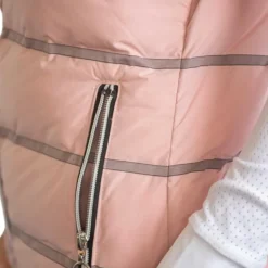 Hot - Doudoune sans manches femme Anouck poudré Blousons Et Manteaux